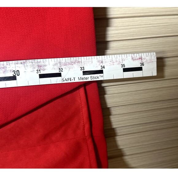 Dessy Collection Vivian Diamond One Shoulder Women's Red Dress Size 2R - Picture 6 of 8